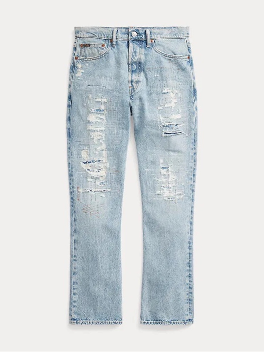 POLO RALPH LAUREN High-Rise Relaxed Straight Crop Jean